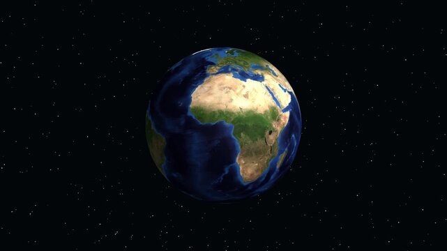 Animated Earth Zoom to San Jose Costa Rica with Data Overlay
