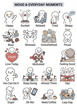 hand drawn vector set of hand drawn icons