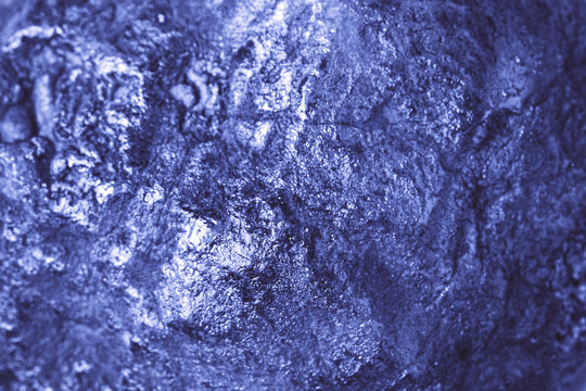 Close up of textured blue geode stone background