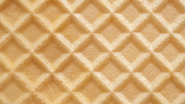golden yellow wafer waffle pattern texture background