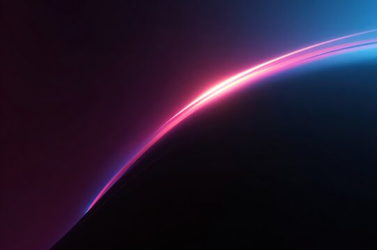 Minimal glowing light effects forming a deep space-like gradient