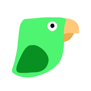 vector illustration of a parrot
