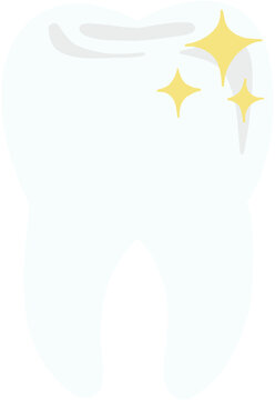 White tooth