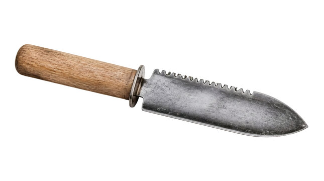 Heavy Duty Garden Trowel Knife with Wooden Handle