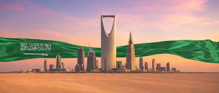 Saudi Arabia National Day Poster Design.