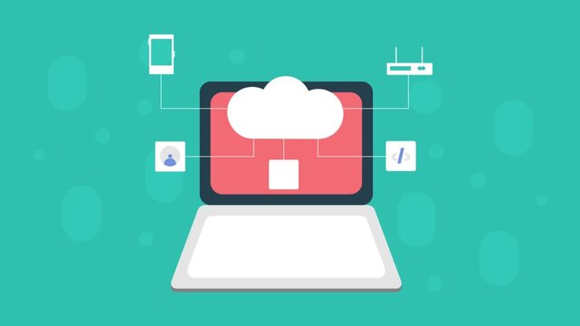 Cloud based SaaS infrastructure integrates application, server, analytics and mobile device.