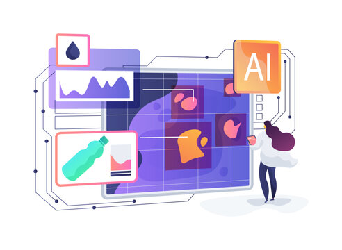 Marine Risk Evaluation Panel abstract concept vector illustration.