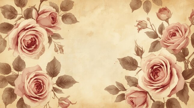 vintage-style Floral