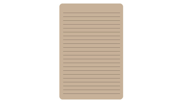 Brown notebook page texture with horizontal ruled lines and margins brown paper lined paper writing paper sheet stationery page document background notebook stationery document