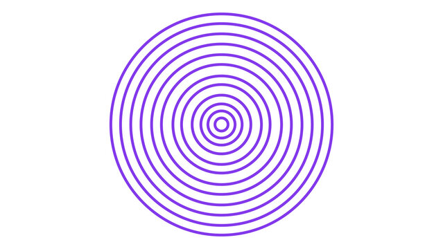 Concentric circles purple thin line pattern forming a smooth geometric circular target design with thin lines geometric shape round design abstract circles spiral shape geometric abstract