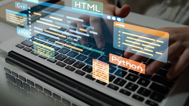 Software development with coding overlays, programming languages, developer tools, mobile app creation, and advanced programming for digital product development and software solutions. Muxer