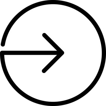 Arrow symbol for workflow, process and movement