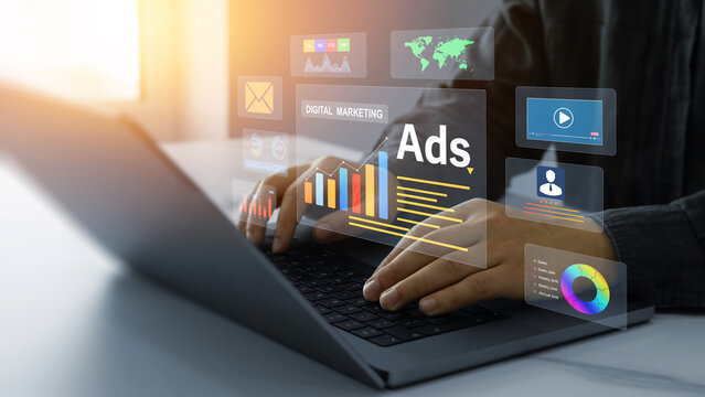 Digital marketing strategy for promoting products through social media, email campaigns, websites, and search engines. Driving organic traffic, customer engagement and business growth.