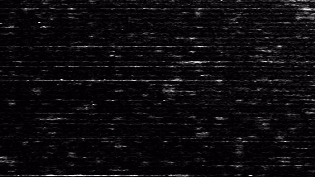 Retro VHS scanning distortion overlay for futuristic and retro video effect