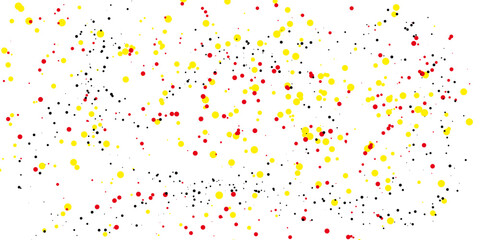 Fototapeta premium Festive confetti in red, yellow, and blue hues showers down, creating a vibrant and celebratory background that embodies pure joy and merriment.