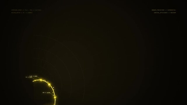 Abstract Golden Fibonacci Spiral and Mathematical Growth Curve