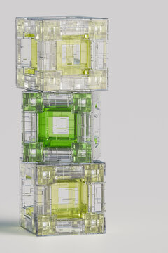 3D Transparent Modular Tower