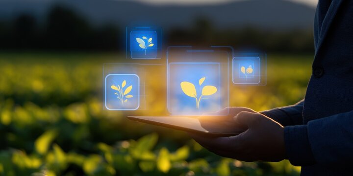 Agricultural monitoring platform using artificial intelligence with algorithm and neural processing to analyze crop growth and water consumption