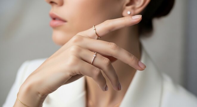 Woman hand jewelry