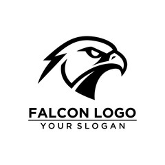 Obraz premium Bold Eagle Head Logo Design.