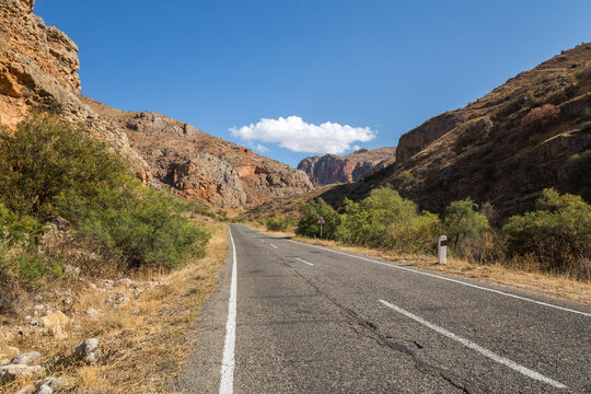 View of the mountains in Armenia