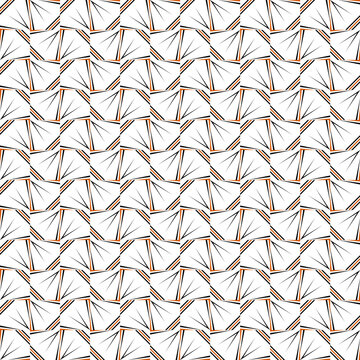 Intersecting Petals Abstract Geometric Art Deco Style Pattern Background