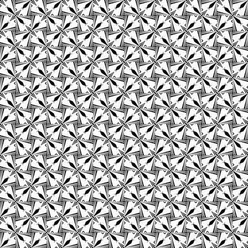 Triangular Abstract Geometric Art Deco Style Pattern Background