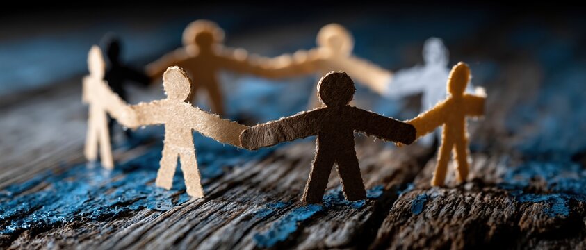 Paper Figures United Together