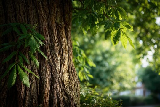 Impressive specimens of chestnut trees commonly referred to as the grandfather chestnut