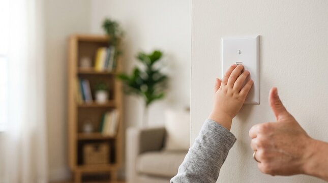 届かなかった物に手が届き親から褒められる子どもの成長