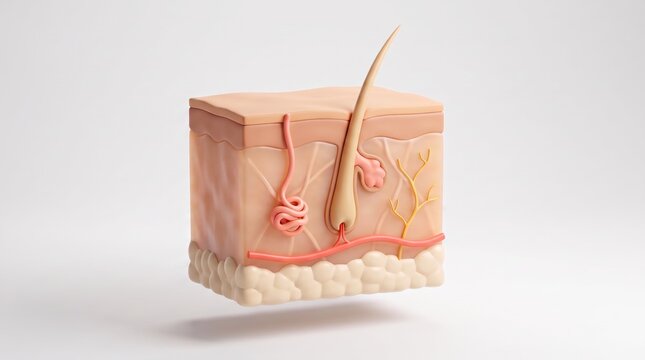 Annotated bone diagram reveals marrow cortex and periosteum. Concept of skeletal anatomy, bone health, osteoporosis awareness, orthopedics, and medical learning.