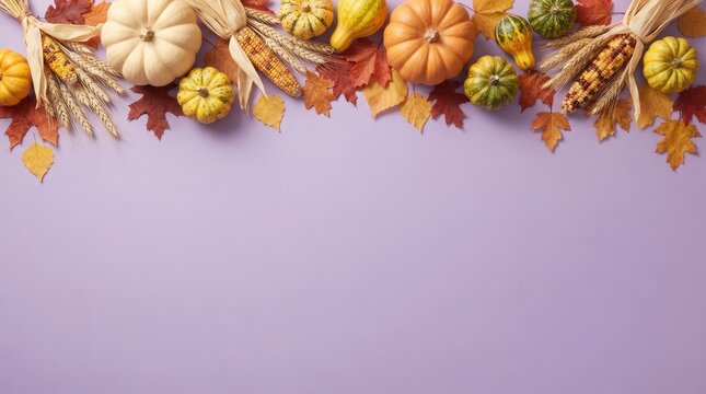 A stunning three dimensional rendering captures the essence of a traditional canadian thanksgiving with pumpkins vibrant autumn foliage and a peaceful welcoming mood