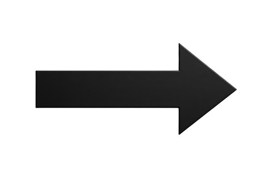 Simple horizontal black arrow pointing right