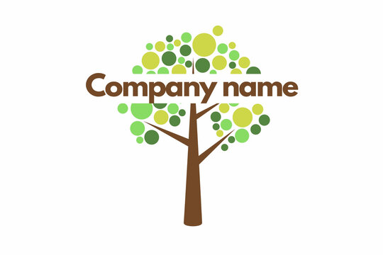 Company name tree logo