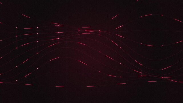 Red laser light beams dynamic abstract motion background