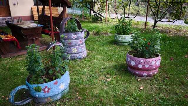 Recyclage de pneus, Roumanie