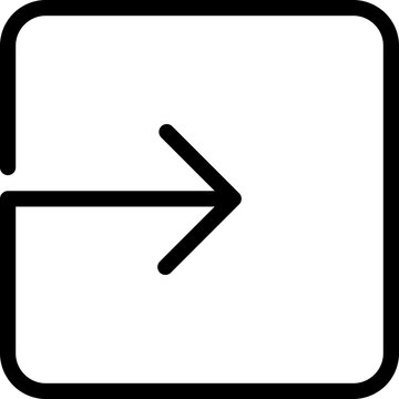 Arrow symbol for action, instruction and call to action