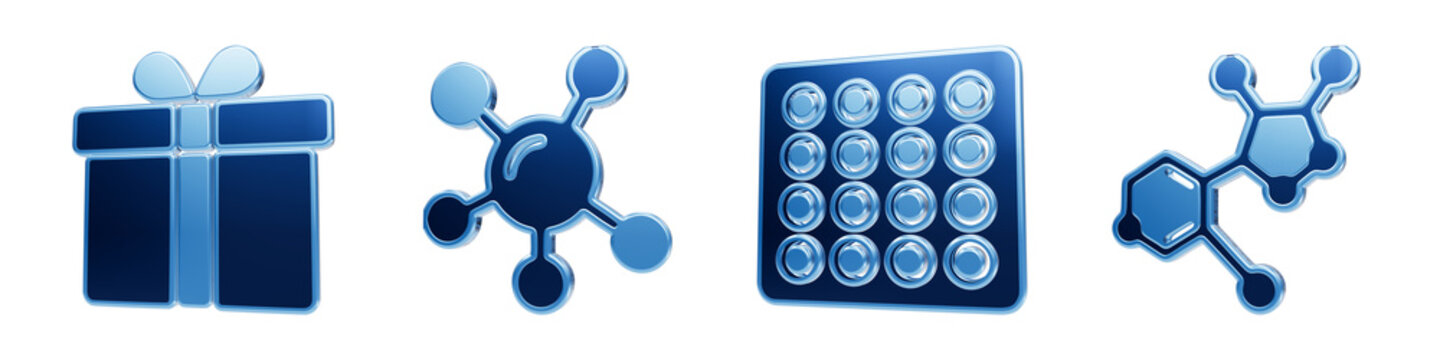 Product review with stars blue 3d icon for customer feedback and rating system