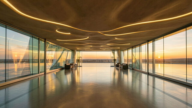 Hyperloop Terminal Boarding Lounge