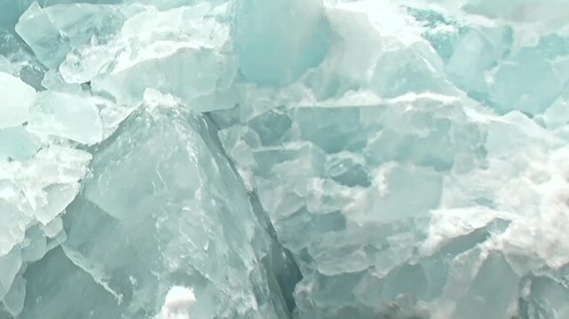 Witness majestic, fractured ice formations in vast Arctic Ocean. These colossal, blue-white ice structures present formidable landscape during extreme polar travel. Glimpse into frozen wilderness.