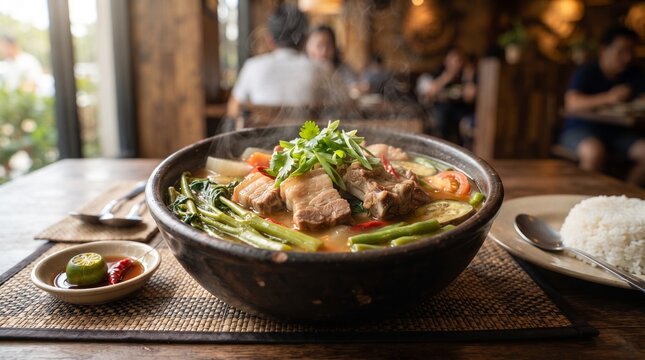 Filipino Sinigang Na Baboy Soup
