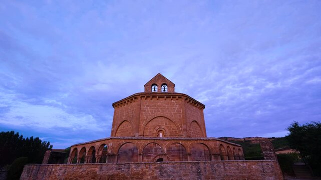 Romanesque Church of Santa Mar&iacute;a de Eunate in Muruz&aacute;bal, Puente la Reina Region, Navarre, Spain, Europe