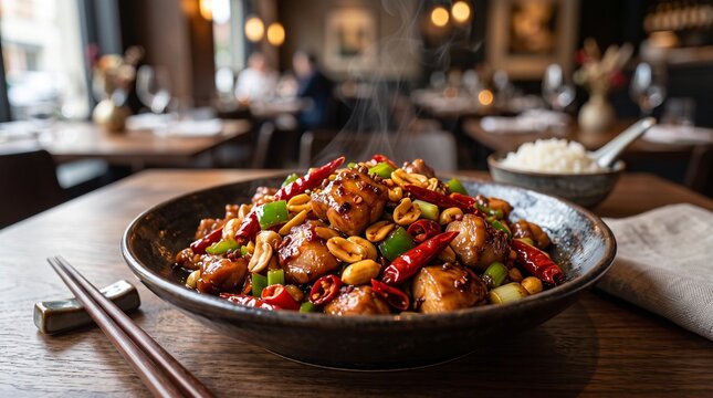 Kung Pao Chicken stirfry peanut