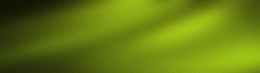 Obraz premium Abstract green black gradient grunge background with grainy blur texture for wide tech wallpaper template banner