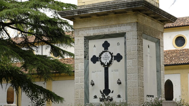 Bell tower of the church of Chievo Verona, Verona, Italy