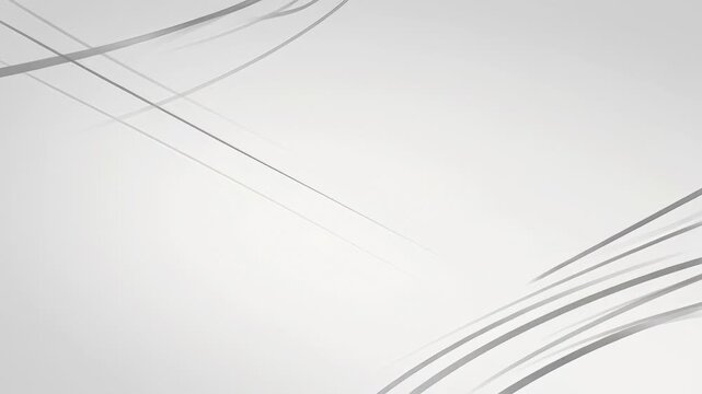 ?Elegant grey line animation on light background in looping motion