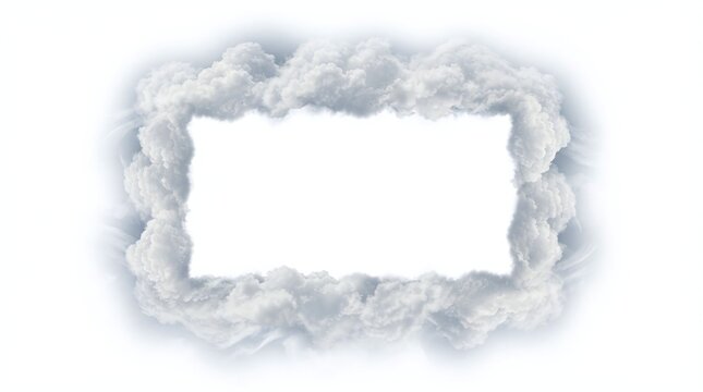 isolated white background, border frame design for your works, text frame, image frame