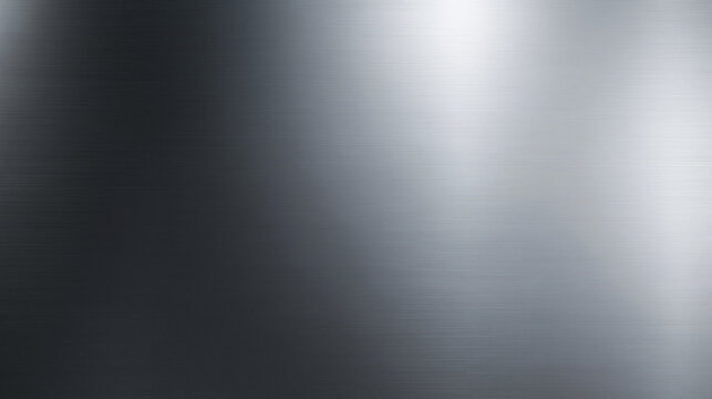 Brushed Metal Texture Background with Light Reflection