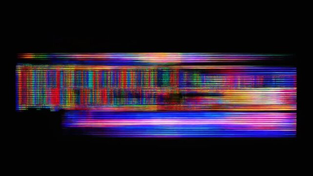Abstract Glitch Art Digital Noise Effect Background.