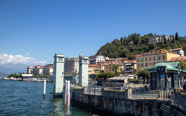 Obraz premium the picturesque town of Bellagio nestled on a peninsula in Lake Como, Italy,